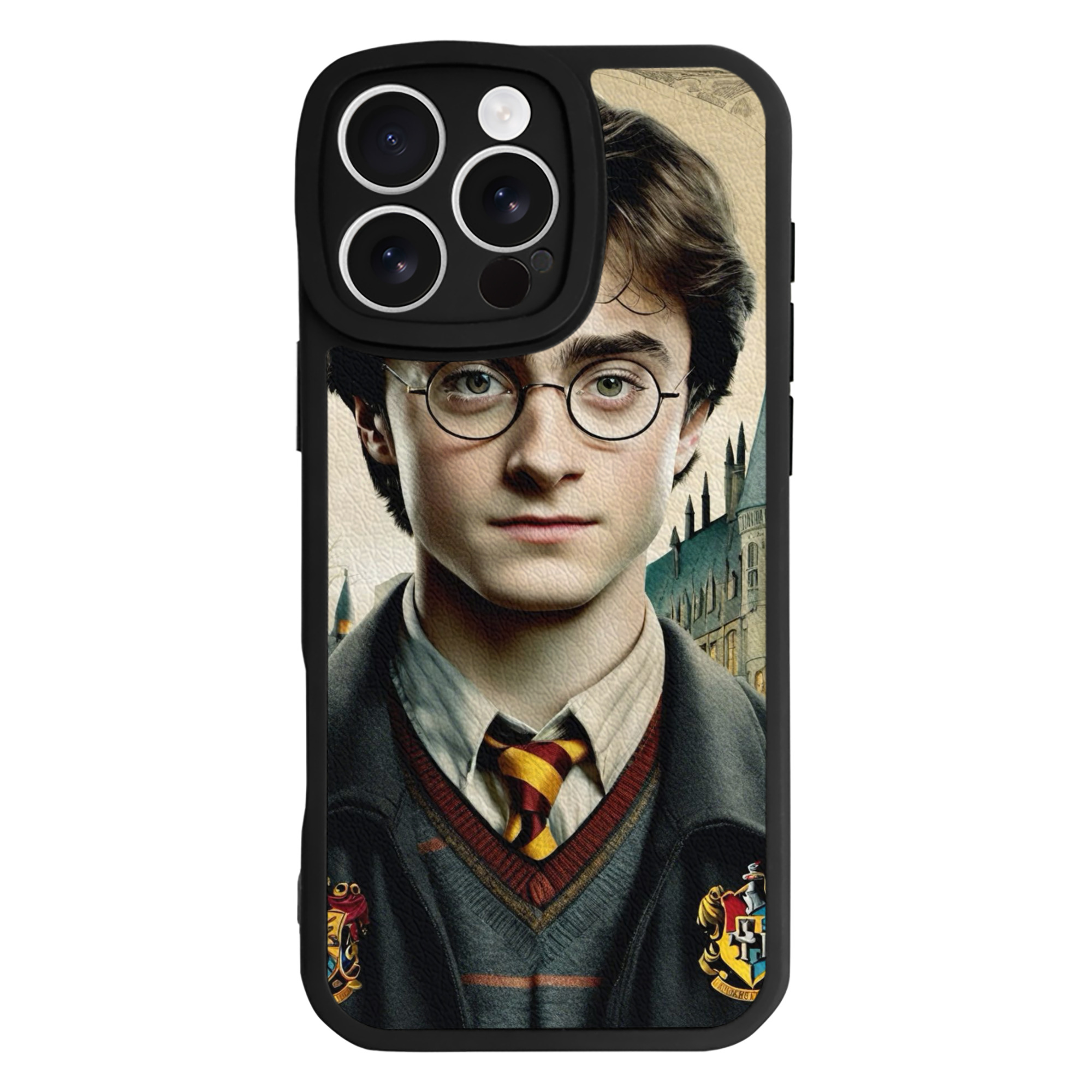 （画像用） Harry Potter ハリー・ポッターシリーズ 【iPhone 16シリーズ対応】シリコンスマホケース（レザー調） 材質：シリコン
